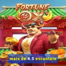 mais de 4.5 escanteio